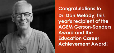 Dr Don Melady AGEM Gerson-Sanders Awards