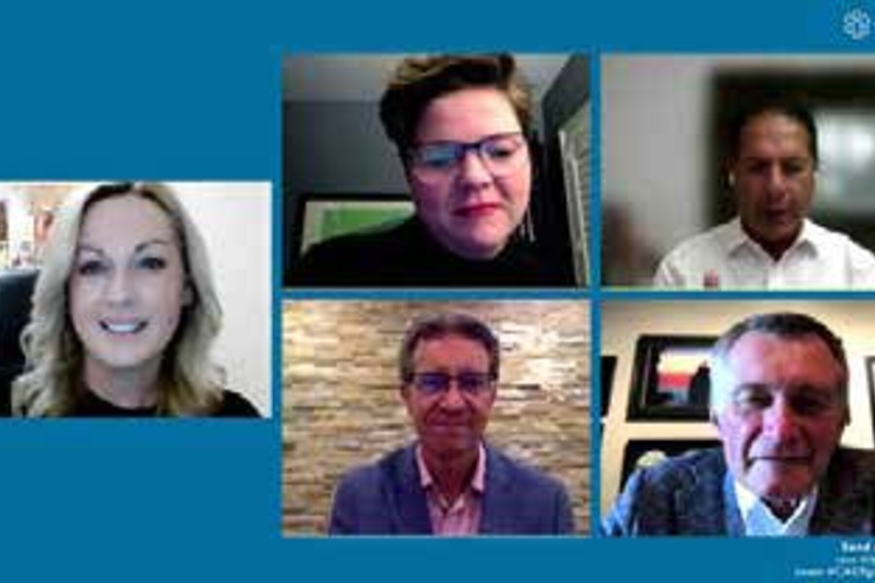Shelley McLeod on ZOOM call 2021