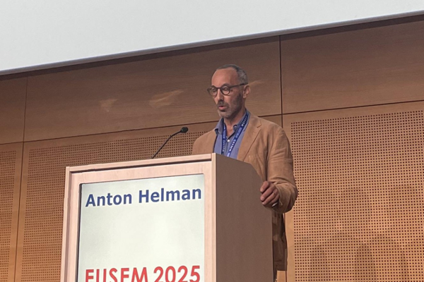 Dr. Helman presenting at EUSEM