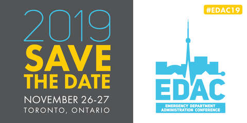 Save the Date - EDAC 2019