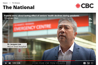 Dr. Jacques Lee on The National screenshot