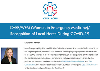 Catherine Varner Recognition of Local Heroes During COVID-19