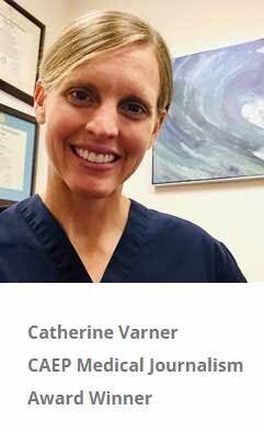 Catherine Varner picture - CAEP Medical Journalism Award Winner